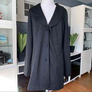 **NEW Style & Co. Stretch Long Fit & Flare Blazer